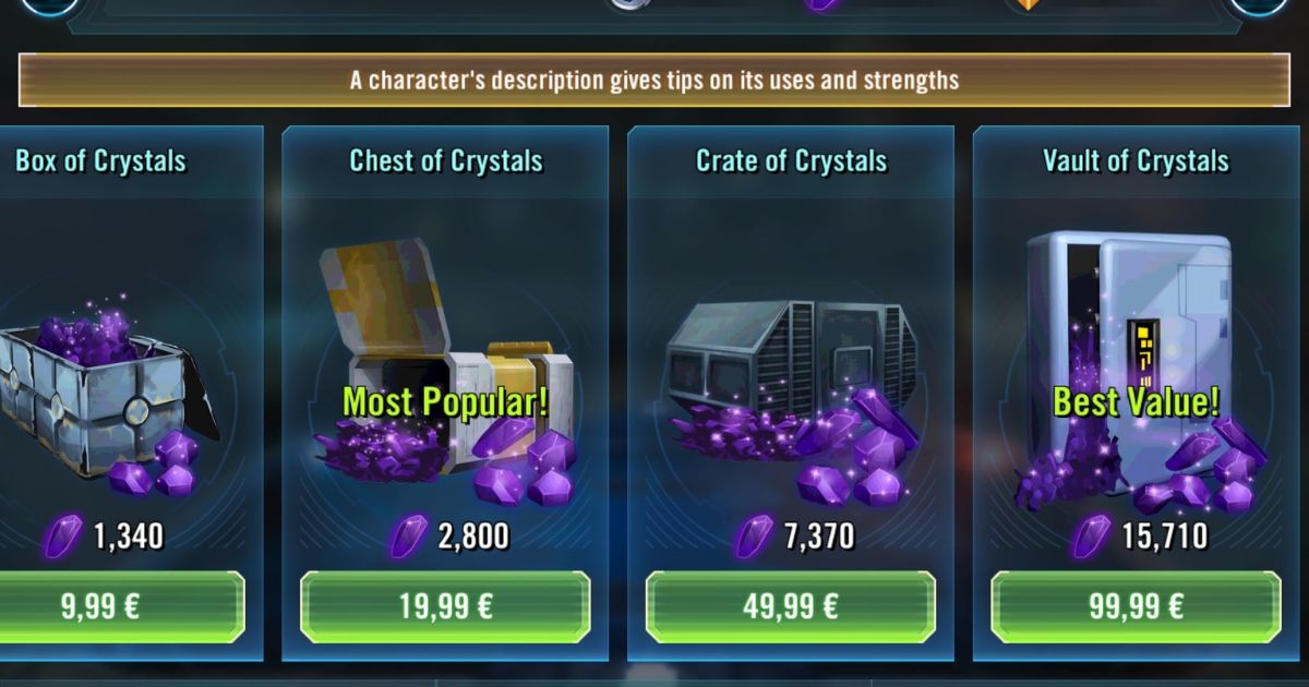 MAXIMIZING YOUR PURCHASES IN THE SWGOH WEB STORE